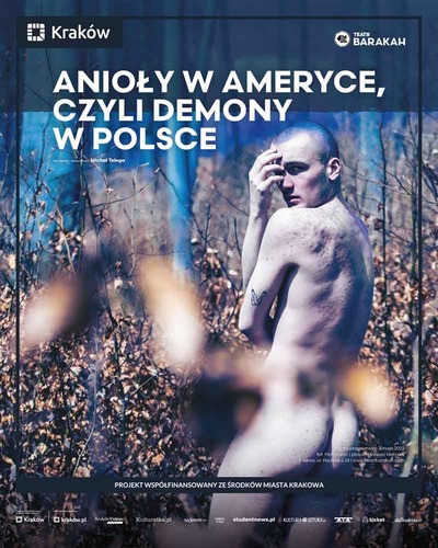 Plakat wydarzenia:  Anioły w Ameryce, czyli demony w Polsce 
