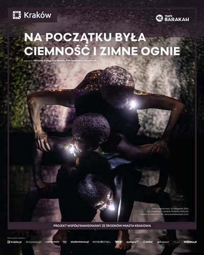 Plakat wydarzenia:  Na początku była ciemność i zimne ognie 